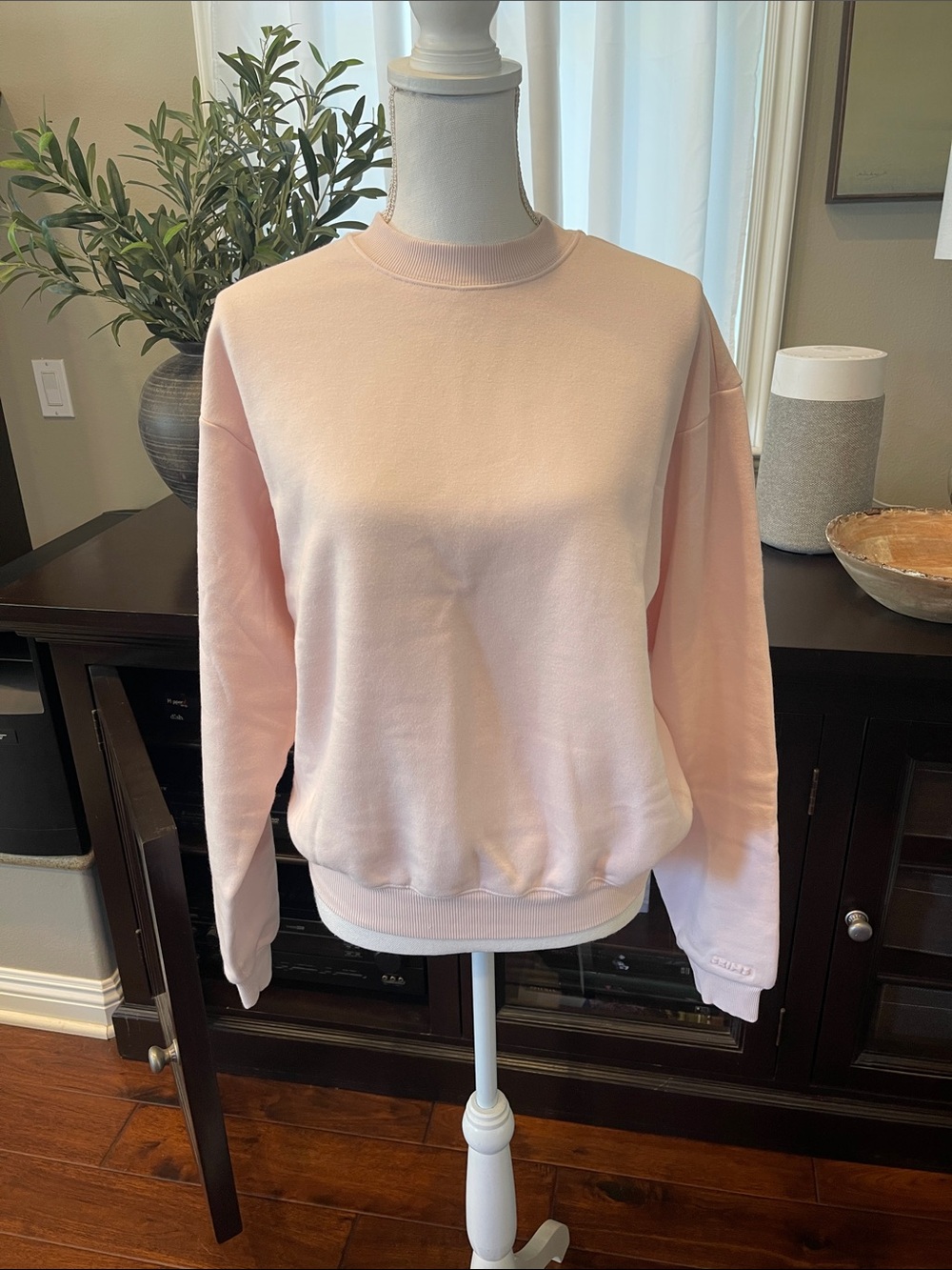 SKIMS Light Pink Crewneck Sweatshirt